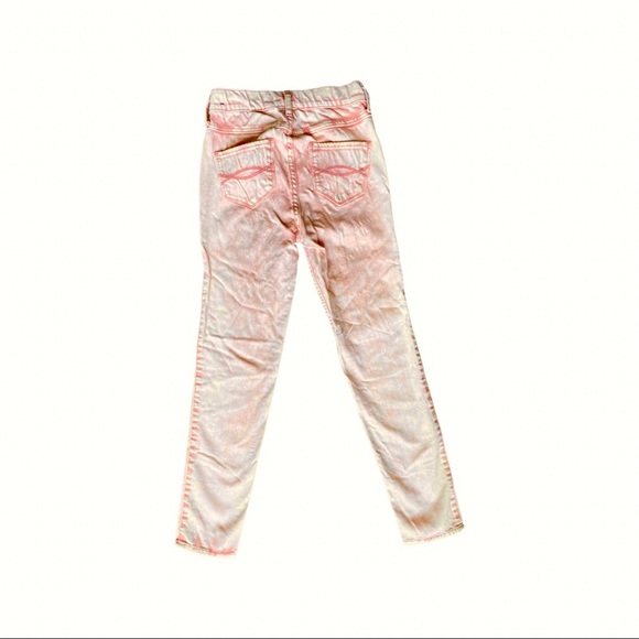GIRLS ABERCROMBIE PINK DISTRESSED JEAN-SIZE 12 SLIM - Picture 6 of 8